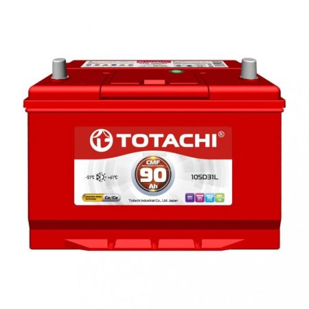 Totachi D31L prémium akkumulátor, 12V 90Ah 740A, japán, J+