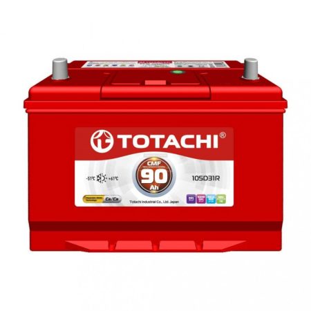 Totachi D31R prémium akkumulátor, 12V 90Ah 740A, japán, B+