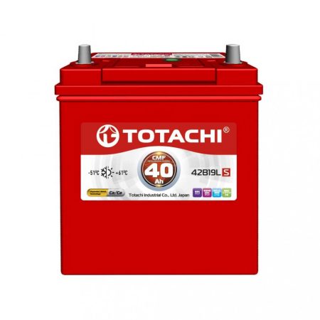 Totachi B19LS prémium akkumulátor, 12V 40Ah 380A, japán, J+