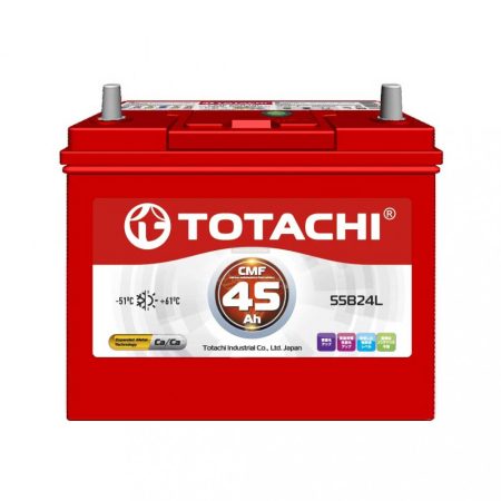 Totachi B24L prémium akkumulátor, 12V 45Ah 430A, japán, J+