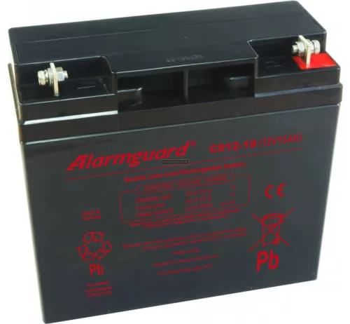 Zselés akkumulátor Alarmguard CS12-18 (12V/15Ah)
