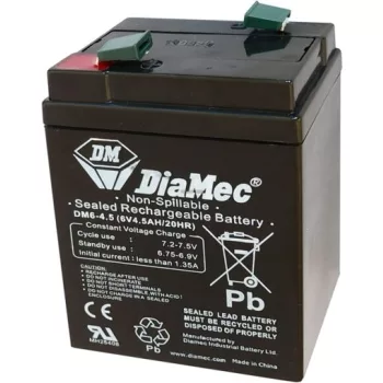 Diamec 6V 4,5Ah zselés akkumulátor
