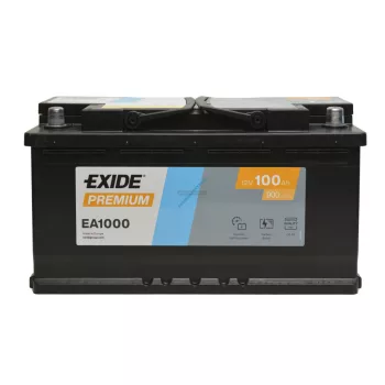 12V 100Ah autó akkumulátor jobb+ Exide Premium EA1000