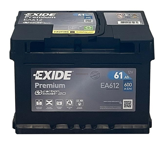 Exide Premium 61Ah jobb+ autó akkumulátor - Autó-Motor-Akkum