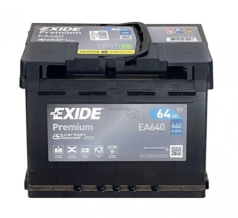 Exide Premium akkumulátor 12V 64Ah 640A 