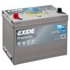 Exide Premium EA755 akkumulátor, 12V 75Ah 630A B+, japán Exide Premium EA755 akkumulátor, 12V 75Ah 630A B+, japán