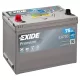 Exide Premium EA755 akkumulátor, 12V 75Ah 630A B+,  japán