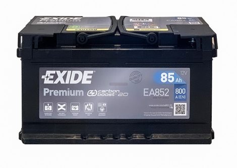 Exide Premium 12V 85Ah jobb+ 800A