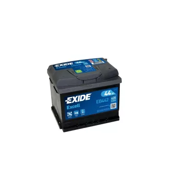 Exide Excell 12V 44Ah jobb+ autó akkumulátor EB442