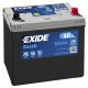 Exide Excell EB604 akkumulátor, 12V 60Ah 480A J+,  japán