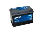 12v 74ah autó akkumulátor Exide Excell 278x175x190