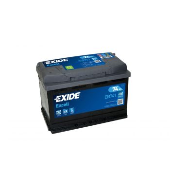 12v 74ah autó akkumulátor Exide Excell 278x175x190 bal+