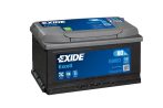 Exide Excell 12V 80Ah jobb+ autó akkumulátor EB802