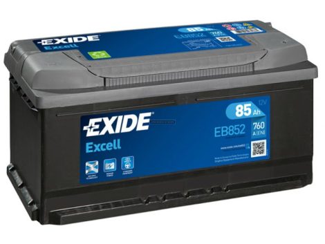 Exide Excell 12V 85Ah jobb+ autó akkumulátor