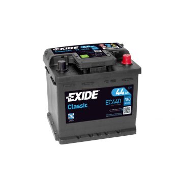 Exide Classic autó akkumulátor 12V 44Ah jobb+ EC440