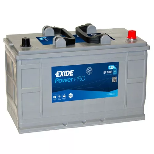 Exide Power Pro EF1202 teherautó-akkumulátor, 12V 120Ah 870A J+