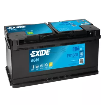 Exide Start-Stop AGM akkumulátor 12V 106Ah 950A jobb+