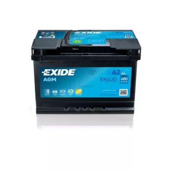 Exide 12V 62Ah AGM Start-Stop akkumulátor