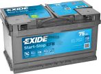 Exide EFB akkumulátor 12V 75Ah jobb+