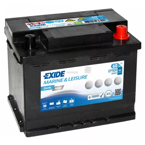 Exide autó akkumulátor 12V 60Ah/680A jobb+