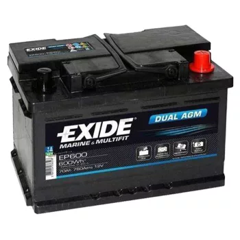 Exide autó akkumulátor 12V 70Ah/760A jobb+