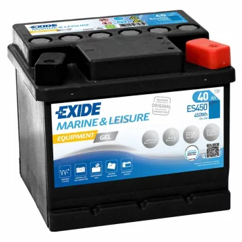 Exide zselés akkumulátor 12V 40Ah jobb+
