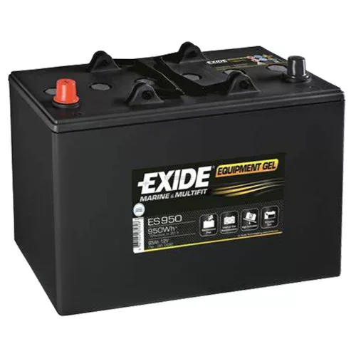 Exide zselés akkumulátor 12V 85Ah bal+