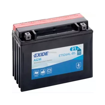   Exide AGM ETX24HL-BS kiegészítő, backup akkumulátor, 12V 21Ah 350A J+, BMW i3