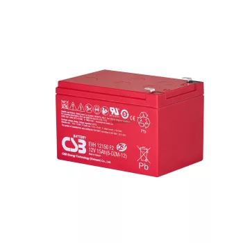 Zselés akkumulátor CSB EVH12150 F2 (12V/15Ah)