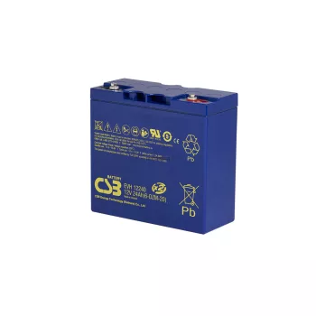 Zselés akkumulátor CSB EVH12240 (12V/25Ah)