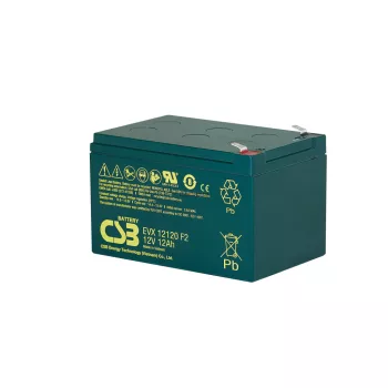 Zselés akkumulátor CSB EVX12120 F2 (12V/12Ah)