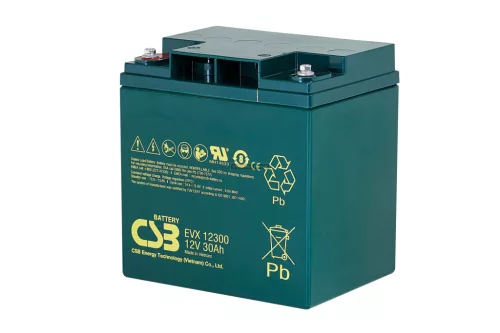 Zselés akkumulátor CSB EVX12300 (12V/30Ah)