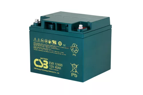 Zselés akkumulátor CSB EVX12400 (12V/40Ah)
