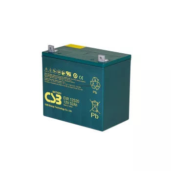 Zselés akkumulátor CSB EVX12520 (12V/54Ah)