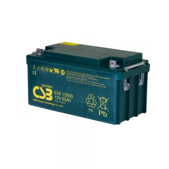Zselés akkumulátor CSB EVX12650 (12V/66Ah)
