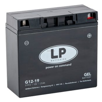   Landport G12-19 motorakkumulátor, zárt, zselés, 12V 21Ah 230A