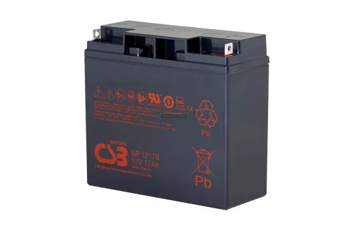 Zselés akkumulátor CSB GP12170 (12V/18,2Ah)