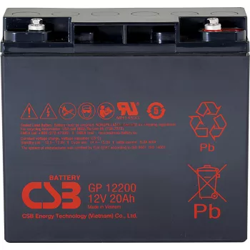 Zselés akkumulátor CSB GP12200 (12V/22,6Ah)