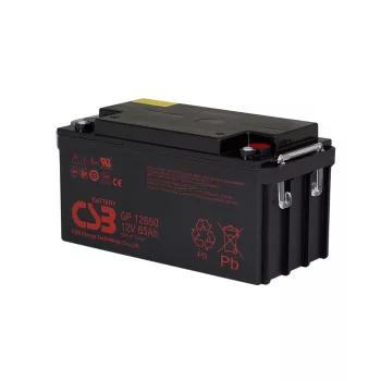 Zselés akkumulátor CSB GP12650 (12V/65Ah)
