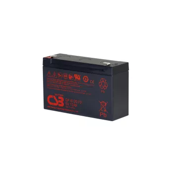 Zselés akkumulátor CSB GP6120 F2 (6V/12Ah)