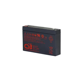 Zselés akkumulátor CSB GP672 (6V/8,4Ah)