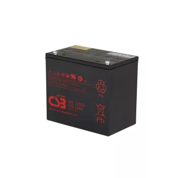 Zselés akkumulátor CSB GPL12520 (12V/52Ah)