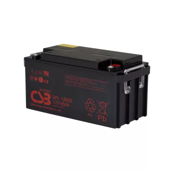 Zselés akkumulátor CSB GPL12650 (12V/70,4Ah)