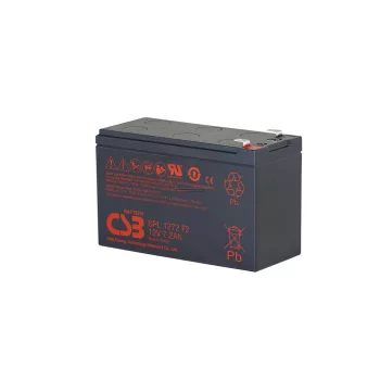 Zselés akkumulátor CSB GPL1272F2 (12V/7,32Ah)