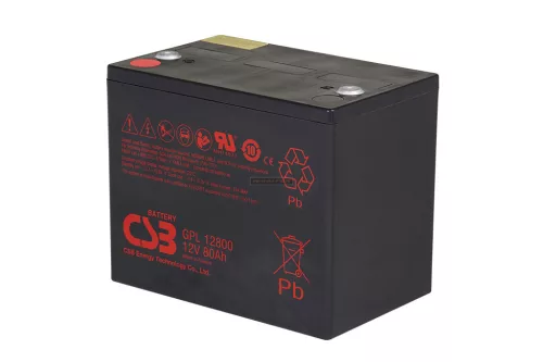 Zselés akkumulátor CSB GPL12800 (12V/80,8Ah)