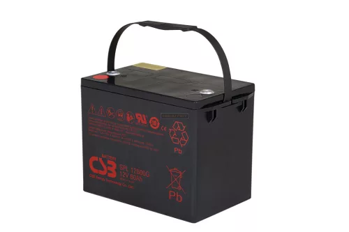 Zselés akkumulátor CSB GPL12800G (12V/80,8Ah)