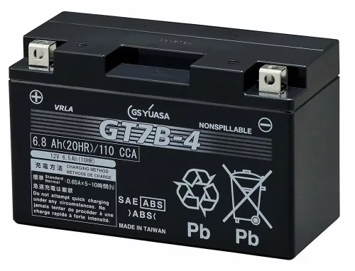 Yuasa motor akkumulátor 12V 6.8Ah/115A bal+