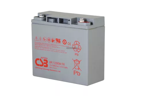 Zselés akkumulátor CSB HR1290W (12V/21,5Ah)