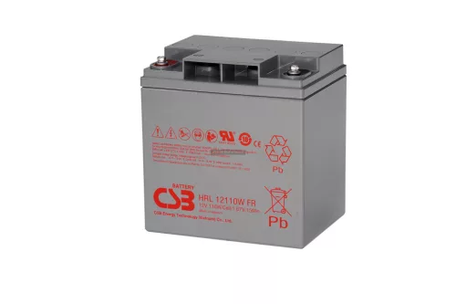 Zselés akkumulátor CSB HRL12110W (12V 27Ah)