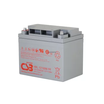 Zselés akkumulátor CSB HRL12150W (12V 36Ah)